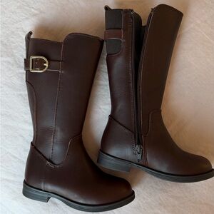 Ralph Lauren Dark Brown Kids Boots